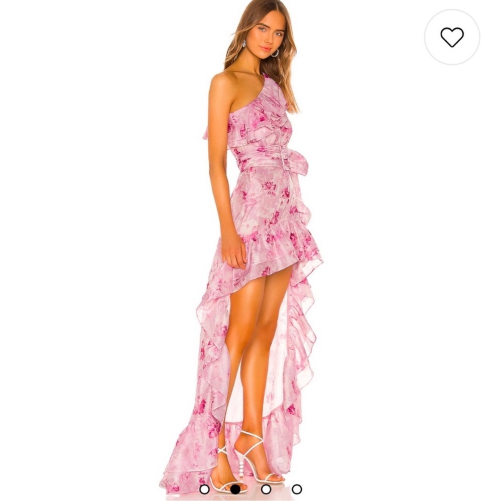 Revolve Atoir Whirlwind Pink Peony Dress View 2